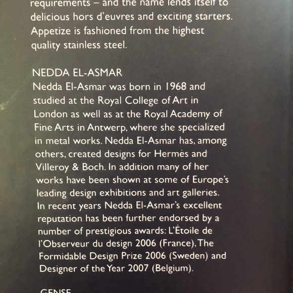 GENSE APPETIZE by NEDDA EL-ASMAR. 8-Pc. appetizer set by award winning designer - Picture 10 of 16